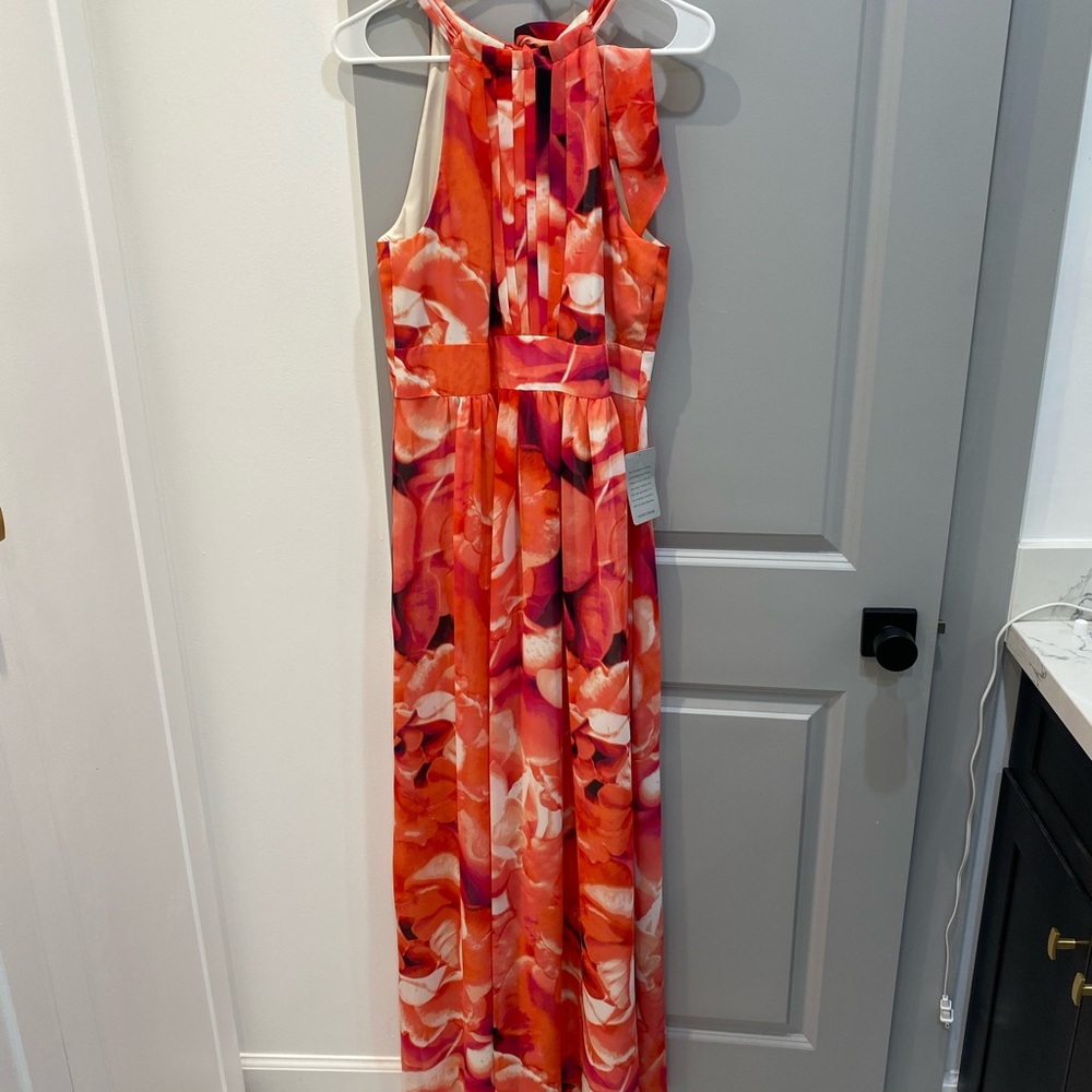 Eliza J Maxi Floral Halter Dress - Picture 3 of 4